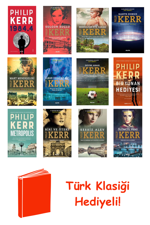 Philip Kerr 12 Kitap Seti + Türk Klasiği Hediye