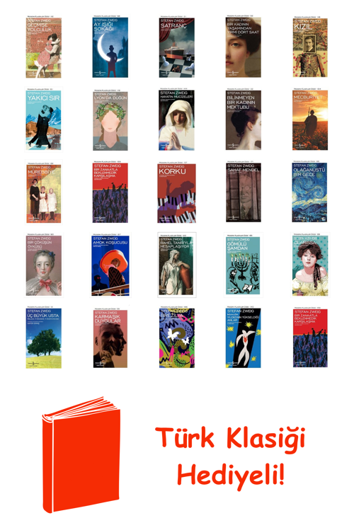Stefan Zweig 25 Kitap Seti + Türk Klasiği Hediye