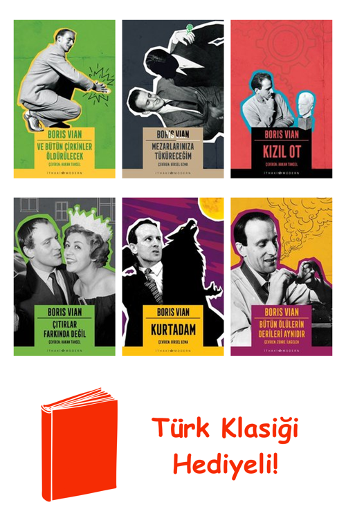 Boris Vian 6 Kitap Seti + Türk Klasiği Hediye