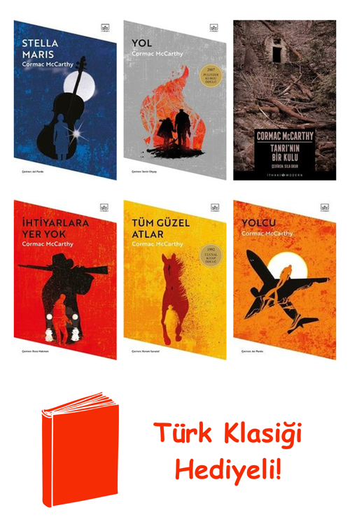 Cormac Mccarthy 6 Kitap Seti + Türk Klasiği Hediye
