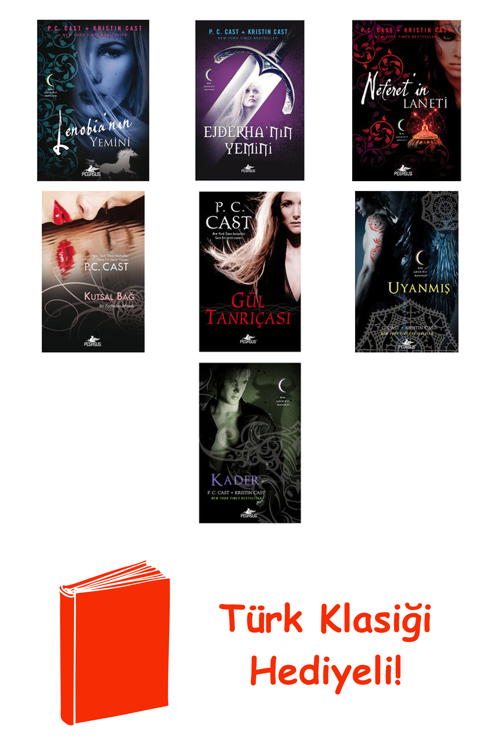 P. C. Cast 7 Kitap Seti + Türk Klasiği Hediye