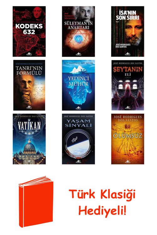 Jose Rodrigues Dos Santos 9 Kitap Seti + Türk Klasiği Hediye