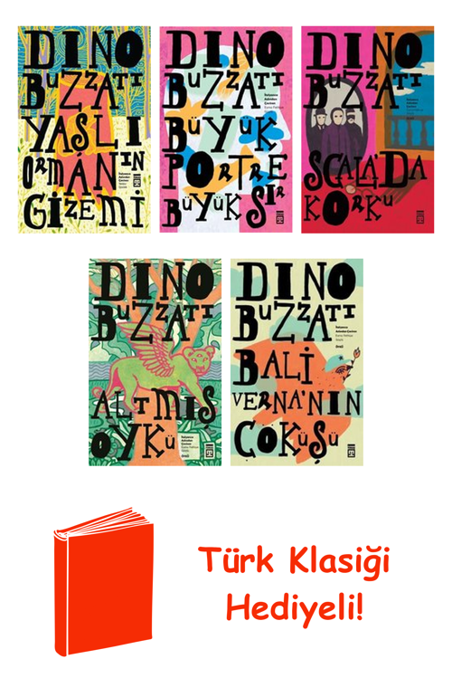 Dino Buzzati 5 Kitap Seti + Türk Klasiği Hediye