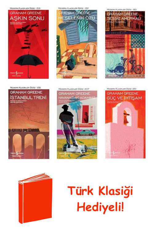 Graham Greene 6 Kitap Seti + Türk Klasiği Hediye