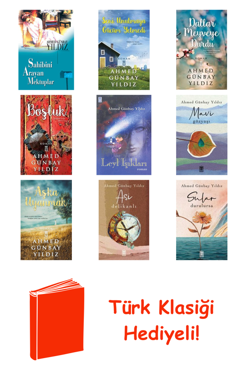 Ahmet Günbay Yıldız 9 Kitap Seti + Türk Klasiği Hediye