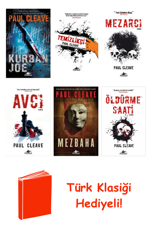 Paul Cleave 6 Kitap Seti + Türk Klasiği Hediye
