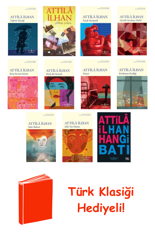 Attila İlhan 11 Kitap Seti + Türk Klasiği Hediye