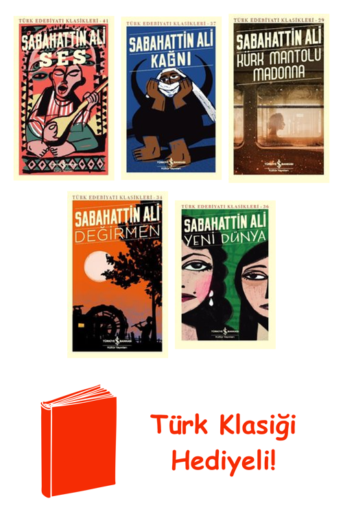 Sabahattin Ali 5 Kitap Seti + Türk Klasiği Hediye