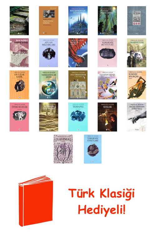 Ursula K. Le Guin 22 Kitap Seti + Türk Klasiği Hediye