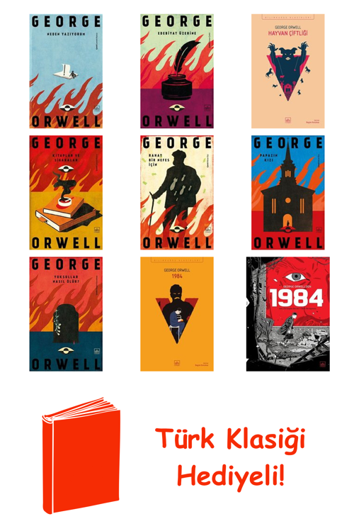 George Orwell 9 Kitap Seti + Türk Klasiği Hediye