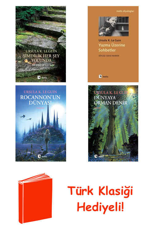 Ursula K. Le Guin 4 Kitap Seti + Türk Klasiği Hediye