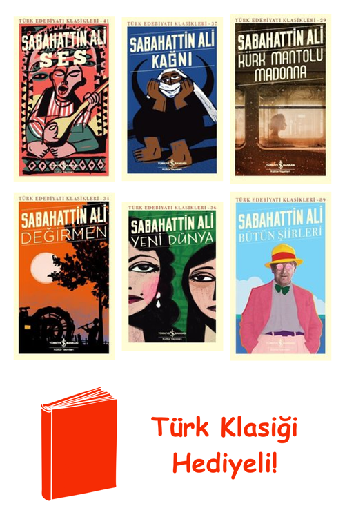 Sabahattin Ali 6 Kitap Seti + Türk Klasiği Hediye