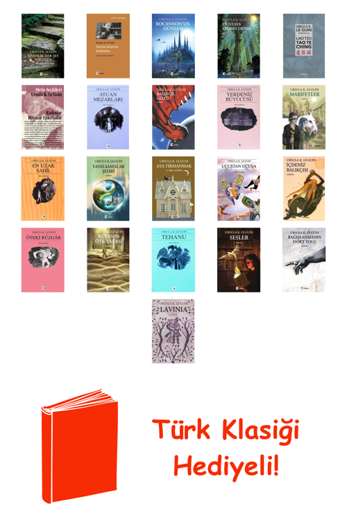 Ursula K. Le Guin 21 Kitap Seti + Türk Klasiği Hediye