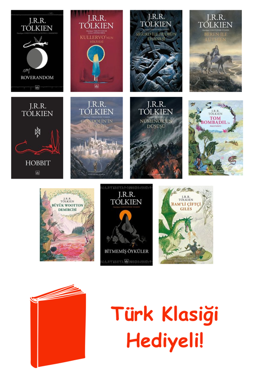 J. R. R. Tolkien 11 Kitap Seti + Türk Klasiği Hediye