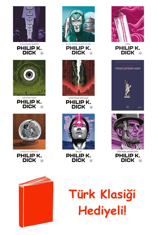 Philip K. Dick 9 Kitap Seti + Türk Klasiği Hediye