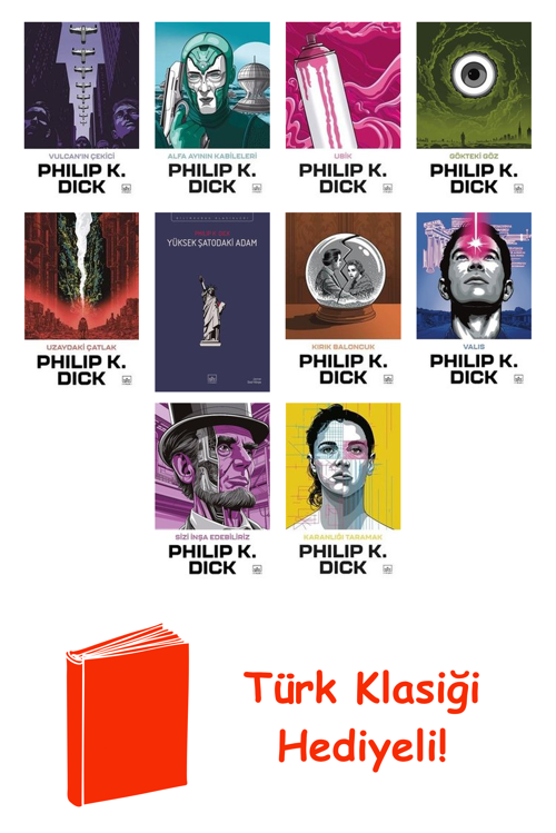 Philip K. Dick 10 Kitap Seti + Türk Klasiği Hediye