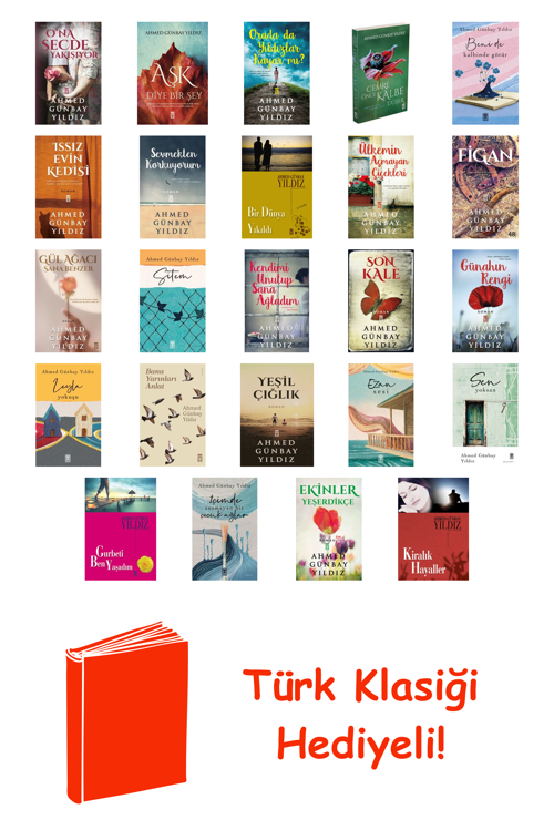 Ahmed Günbay Yıldız 24 Kitap Seti + Türk Klasiği Hediye