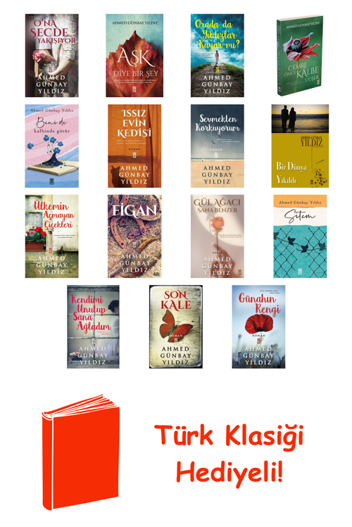 Ahmed Günbay Yıldız 15 Kitap Seti + Türk Klasiği Hediye