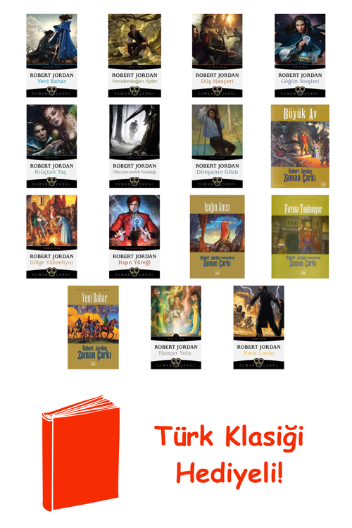 Robert Jordan 15 Kitap Seti + Türk Klasiği Hediye
