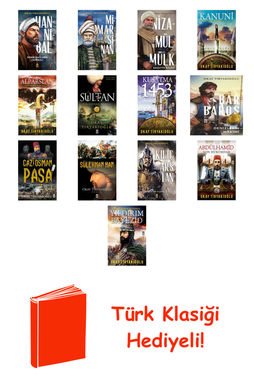 Okay Tiryakioğlu 13 Kitap Seti + Türk Klasiği Hediye