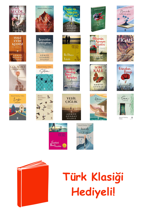 Ahmed Günbay Yıldız 22 Kitap Seti + Türk Klasiği Hediye