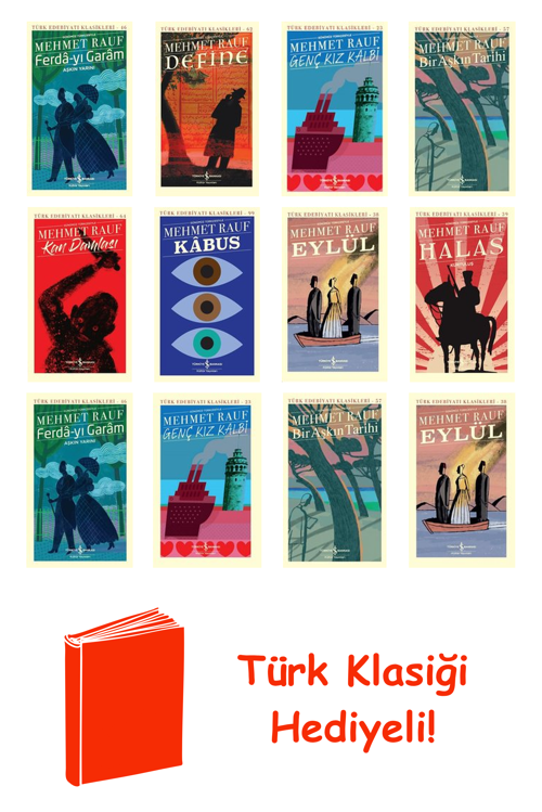 Mehmet Rauf 12 Kitap Seti + Türk Klasiği Hediye