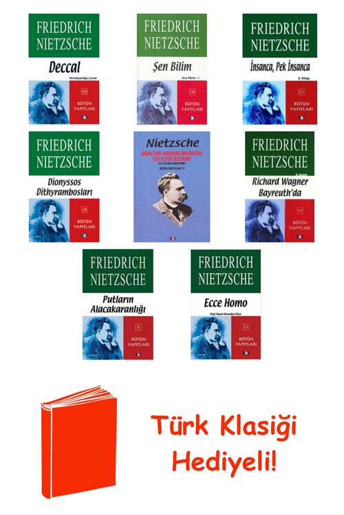 Friedrich Nietzsche 8 Kitap Seti + Türk Klasiği Hediye