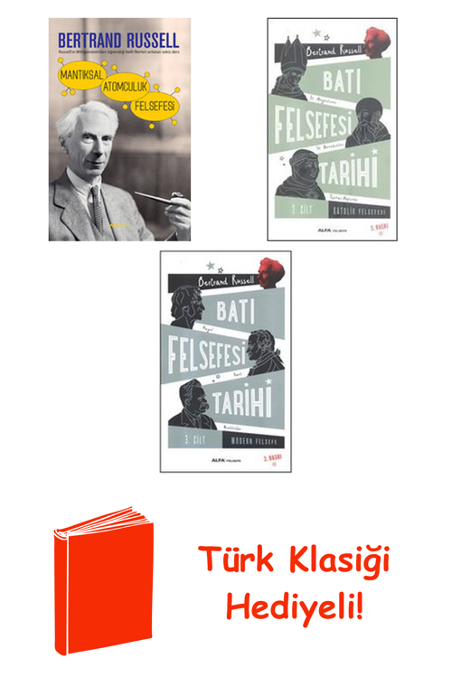 Bertrand Russell 3 Kitap Seti + Türk Klasiği Hediye
