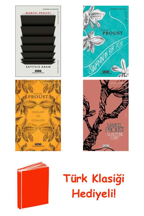 Marcel Proust 4 Kitap Seti + Türk Klasiği Hediye