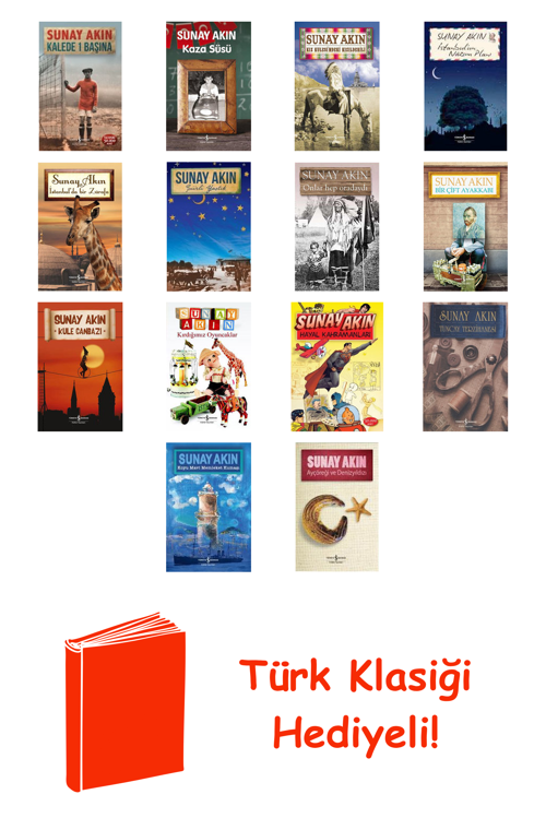 Sunay Akın 14 Kitap Seti + Türk Klasiği Hediye