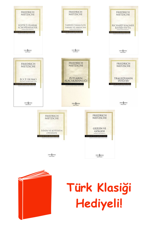 Friedrich Nietzsche 8 Kitap Seti + Türk Klasiği Hediye
