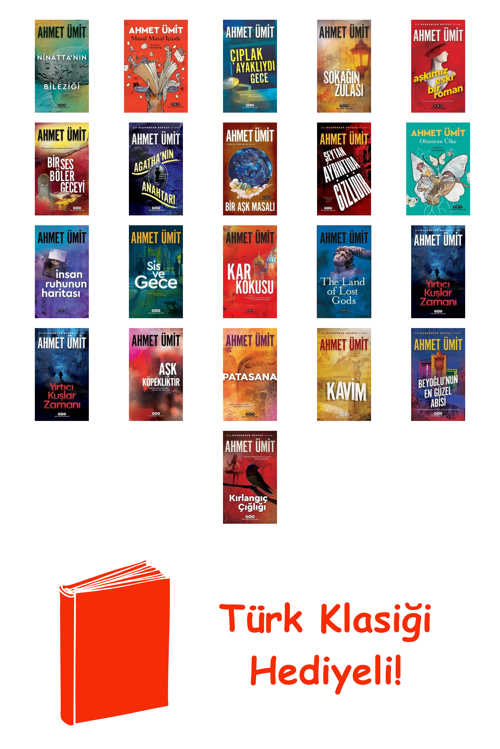 Ahmet Ümit 21 Kitap Seti + Türk Klasiği Hediye