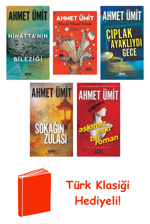 Ahmet Ümit 5 Kitap Seti + Türk Klasiği Hediye