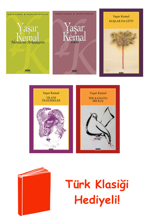 Yaşar Kemal 5 Kitap Seti + Türk Klasiği Hediye