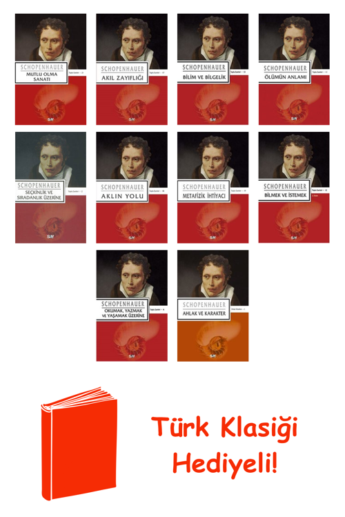 Arthur Schopenhauer 10 Kitap Seti + Türk Klasiği Hediye