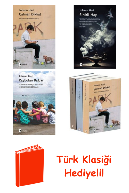 Johann Hari 4 Kitap Seti + Türk Klasiği Hediye