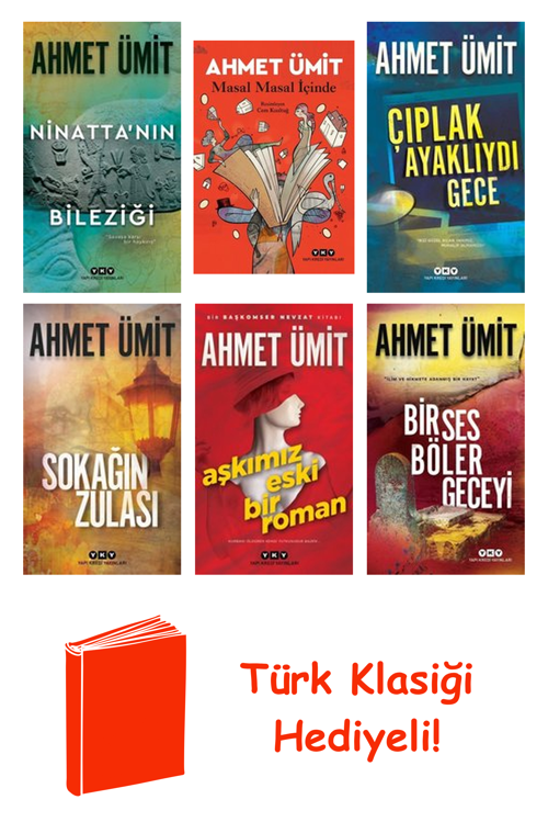 Ahmet Ümit 6 Kitap Seti + Türk Klasiği Hediye