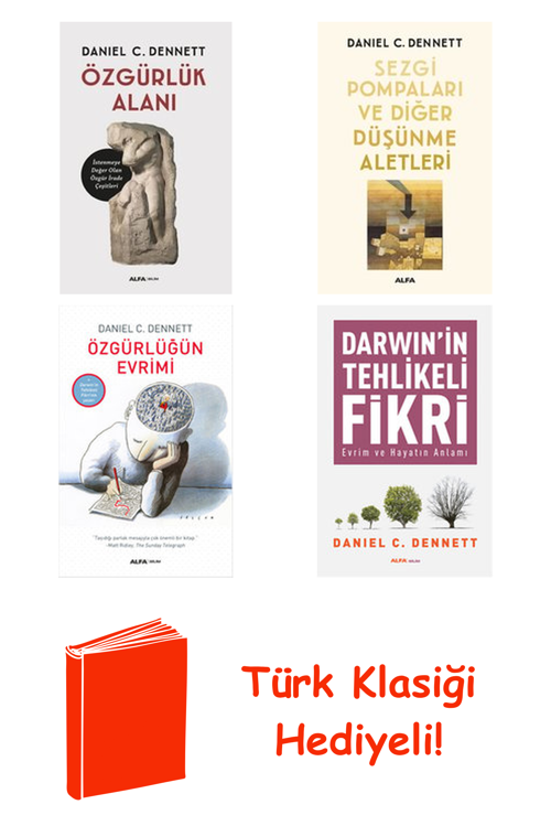 Daniel C. Dennett 4 Kitap Seti + Türk Klasiği Hediye