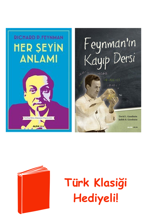 Richard P. Feynman 2 Kitap Seti + Türk Klasiği Hediye