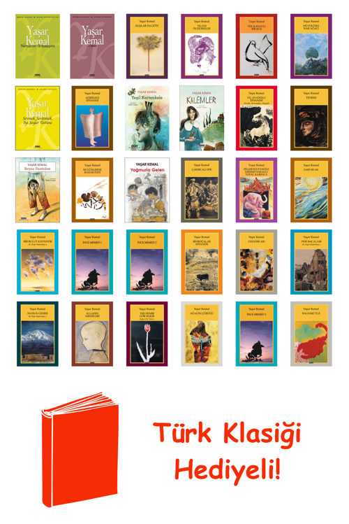 Yaşar Kemal 30 Kitap Seti + Türk Klasiği Hediye