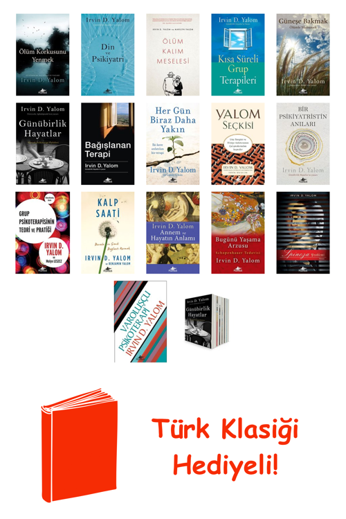 Irvin D. Yalom 17 Kitap Seti + Türk Klasiği Hediye