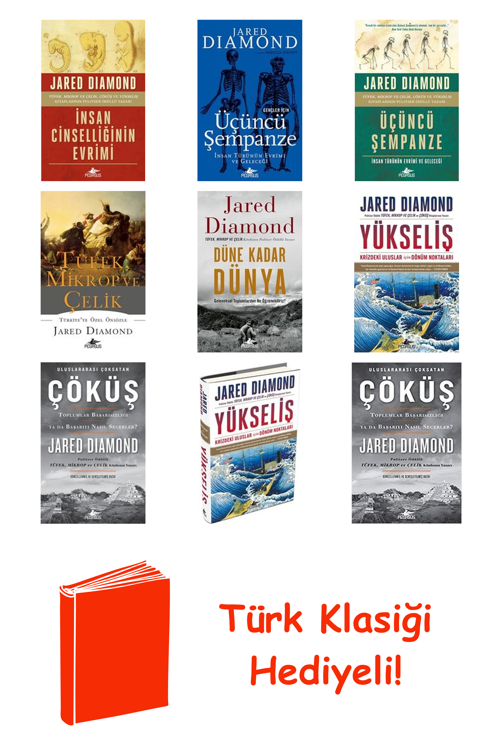Jared Diamond 9 Kitap Seti + Türk Klasiği Hediye