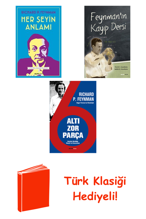 Richard P. Feynman 3 Kitap Seti + Türk Klasiği Hediye