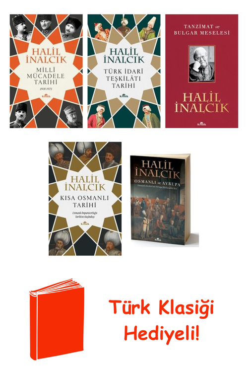 Halil İnalcık 5 Kitap Seti + Türk Klasiği Hediye