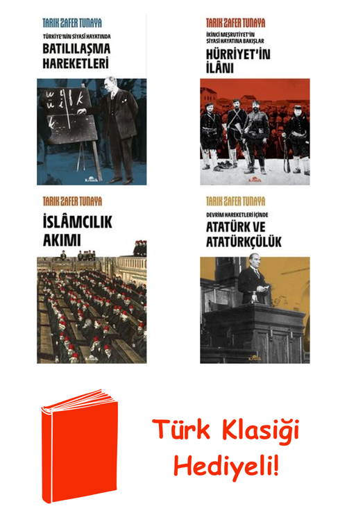 Tarık Zafer Tunaya 4 Kitap Seti + Türk Klasiği Hediye
