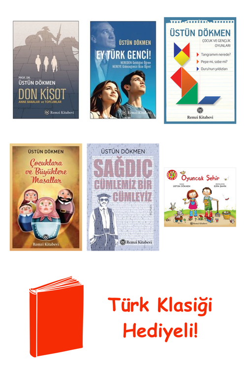 Üstün Dökmen 6 Kitap Seti + Türk Klasiği Hediye