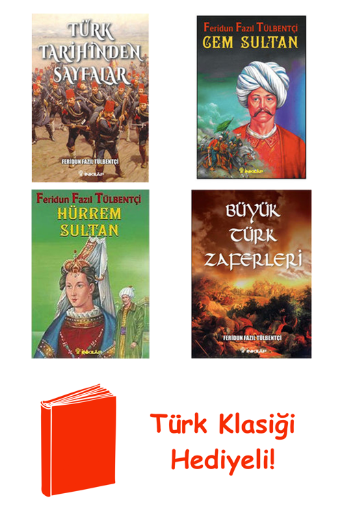 Feridun Fazıl Tülbentçi 4 Kitap Seti + Türk Klasiği Hediye