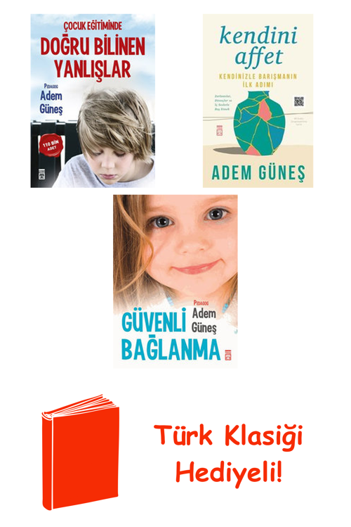 Adem Güneş 3 Kitap Seti + Türk Klasiği Hediye