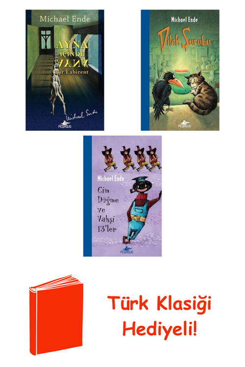 Michael Ende 3 Kitap Seti + Türk Klasiği Hediye