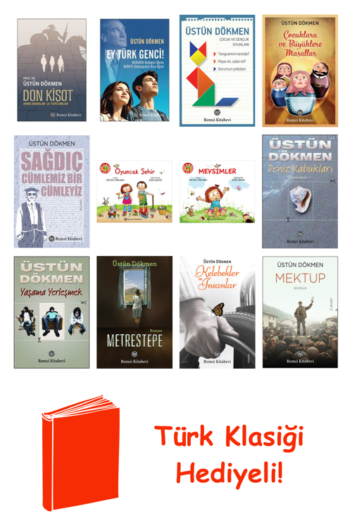 Üstün Dökmen 12 Kitap Seti + Türk Klasiği Hediye